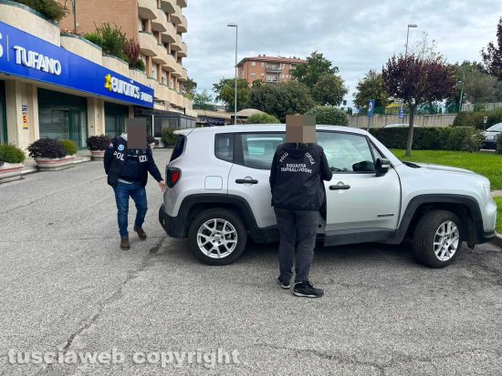 Viterbo - Furto all'Euronics - Polizia scientifica