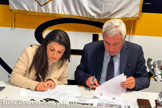 Viterbo - La firma del protocollo