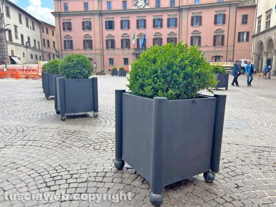 Viterbo - I lavori in piazza del Plebiscito