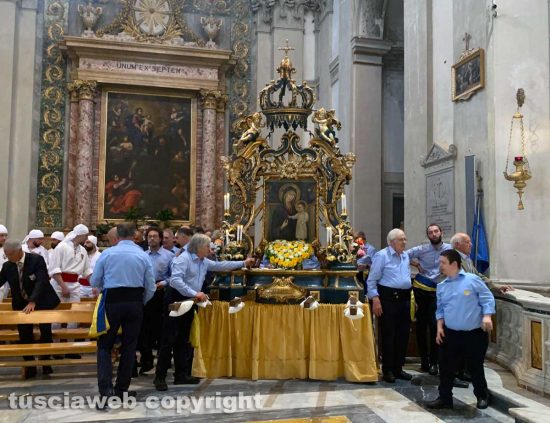Viterbo - Chiesa della Trinità - La macchina di Maria santissima Liberatrice