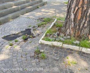 Viterbo - Pavimentazione piazza Sacrario