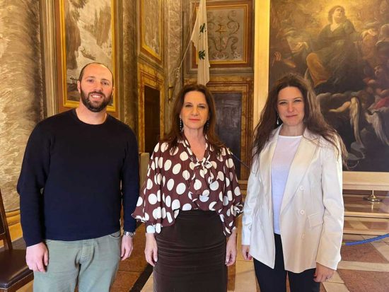 Matteo Achilli, Laura Allegrini e Antonella Sberna