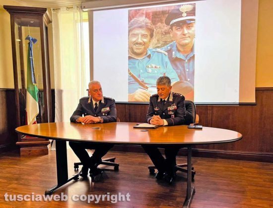Viterbo - Il congedo del comandante Maurizio Iannaccone