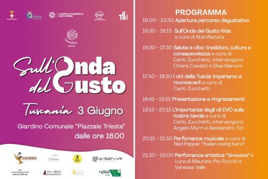 Tuscania - Sull'onda del gusto - Il programma