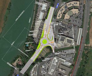 Roma - I progetti delle rotatorie in strada statale Salaria