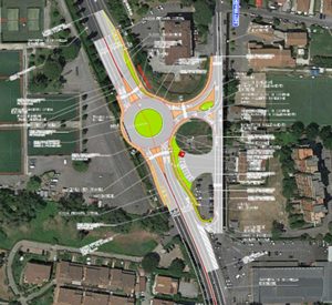 Roma - I progetti delle rotatorie in strada statale Salaria
