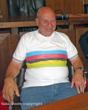 Sante Ranucci nel 2015 con la maglia iridata 
