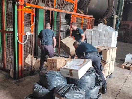 Viterbo - Distrutti dalla finanza 260 chili di droga e migliaia di piante di canapa