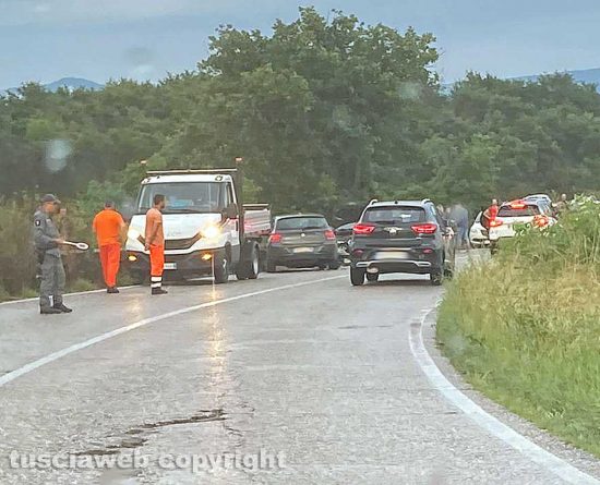 Viterbo - Incidente sulla Tuscanese