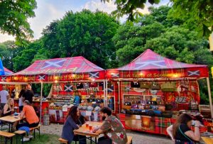 Viterbo - Lo stand della Scozia al mercato europeo