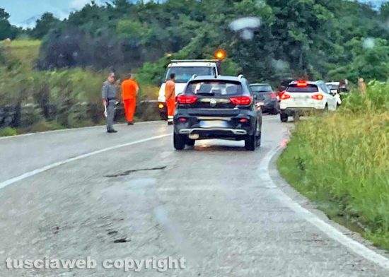 Viterbo - Incidente sulla Tuscanese