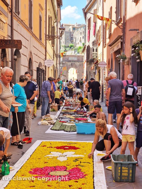 Bolsena - L'infiorata del Corpus domini