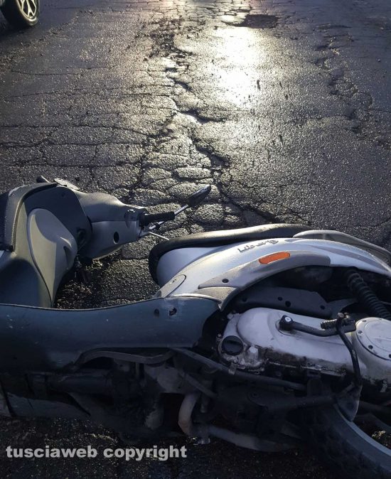 Viterbo - Incidente a via Rossini