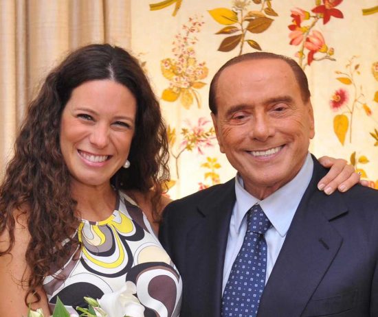 Antonella Sberna con Silvio Berlusconi