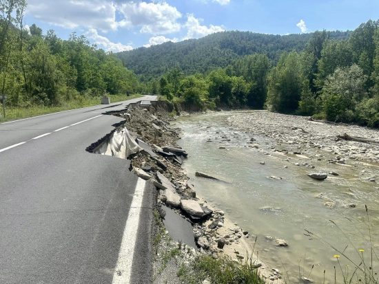 I danni dell'alluvione in Emilia-Romagna