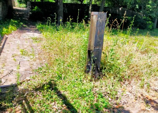 Vignanello - Il giardino comunale nel degrado