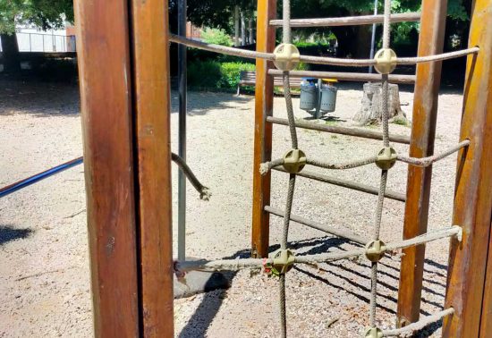 Vignanello - Il giardino comunale nel degrado