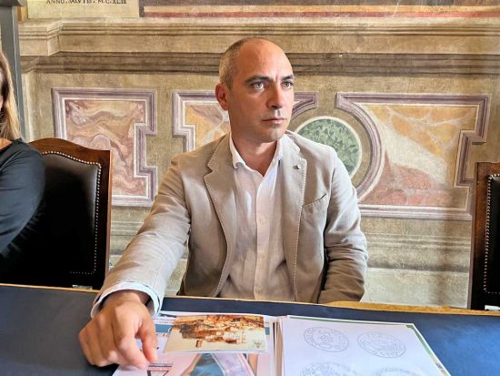 Il sindaco di Bomarzo Marco Perniconi