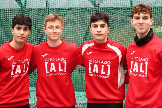 Sport - Atletica leggera - Atletica Alto Lazio - Cristian Pagnottella, Pietro Belcapo, Riccardo e Lorenzo Ticconi