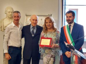 Da sinistra: Cristian Raponi, Sandro Anselmi, Maria Rosaria Pacelli, Luca Giampieri