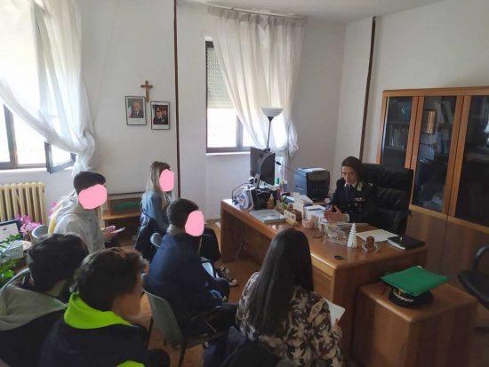 Civita Castellana - I carabinieri nelle scuole