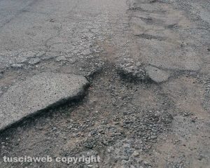 Viterbo - Degrado a via Monte Nevoso 