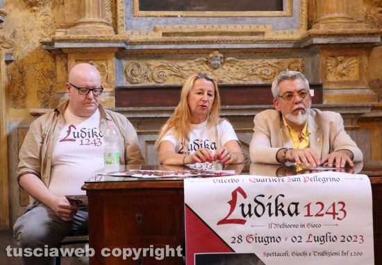 Viterbo - Cappella Palatina - La presentazione della XXIII di Ludika 1243