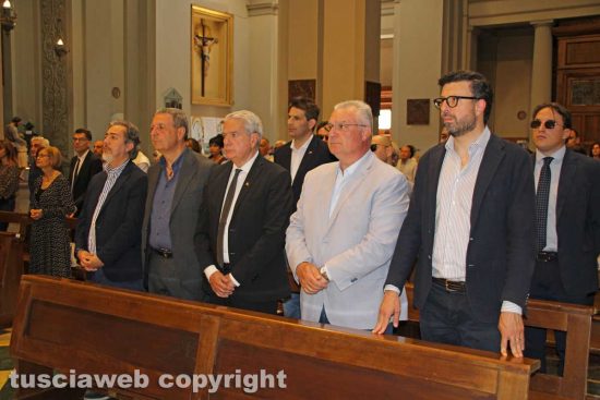 Viterbo - Messa a Santa Rosa per Silvio Berlusconi