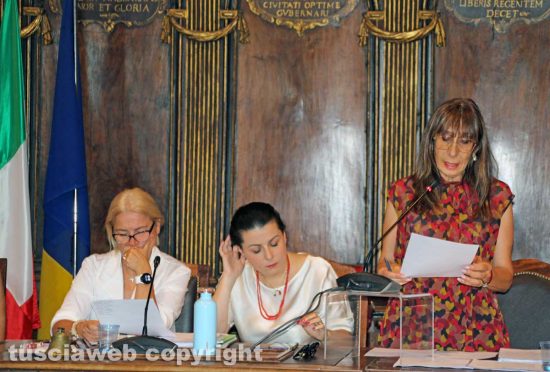 Viterbo - Consiglio comunale - Chiatti, Frontini e Notaristefano