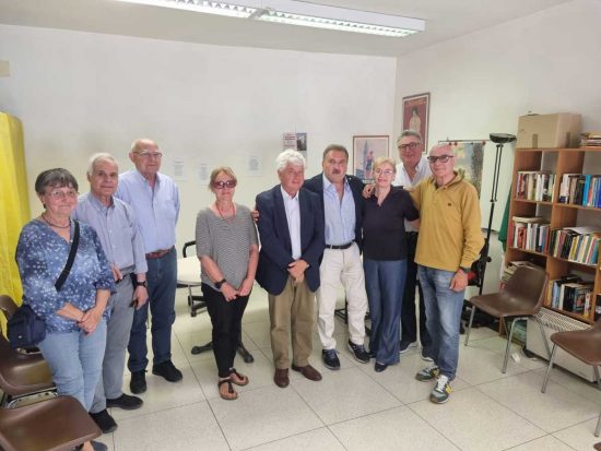 Tarquinia - Il comitato per l'ospedale con Panunzi