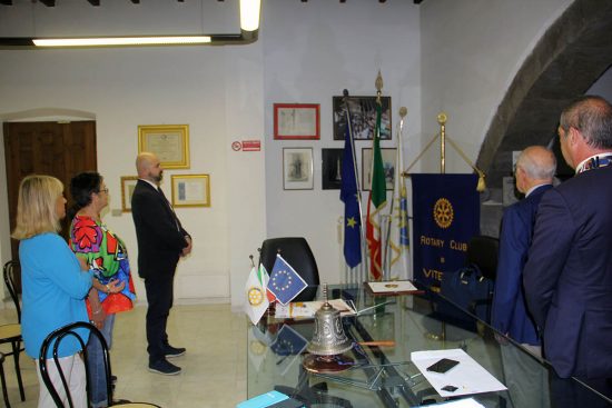 Viterbo - Rotary club Viterbo nomina Mario Moscatelli socio onorario