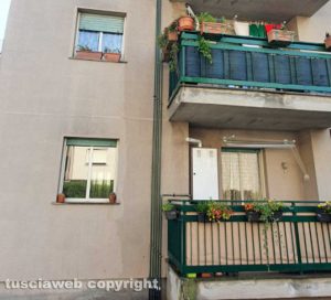 Viterbo - Palazzo allagato in via Tagete