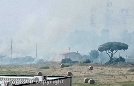 Civitavecchia - Incendio