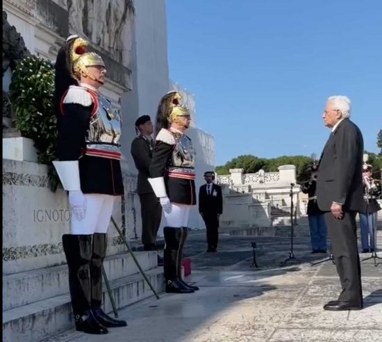 Roam - 2 Giugno - Mattarella all'Altare dalla patria