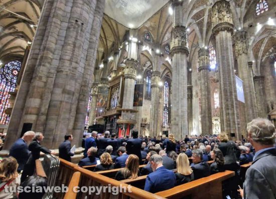Milano - Il funerale di Silvio Berlusconi al duomo