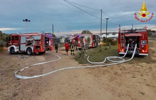 Civitavecchia - Il ristorante andato a fuoco