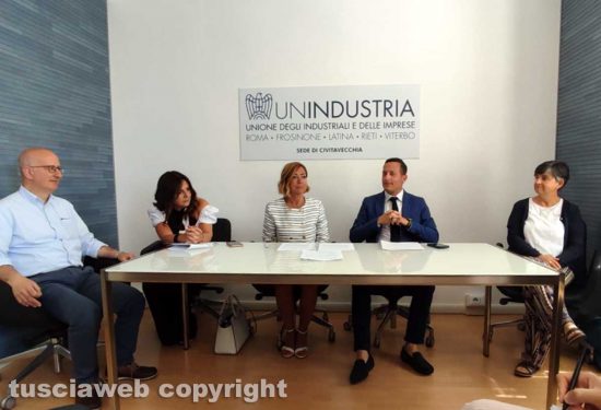 La conferenza stampa di unindustria e asl roma4