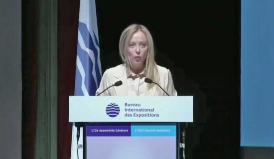 Giorgia Meloni a Parigi