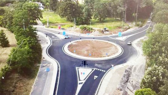 Nepi - Rotatoria in località La Colonnetta