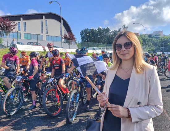 Montefiascone - Marathon Est! Est!! Est!!! - la sindaca Giulia De Santis