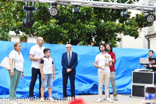 Celleno - Il sindaco Marco Bianchi alla festa della ciliegia 2023