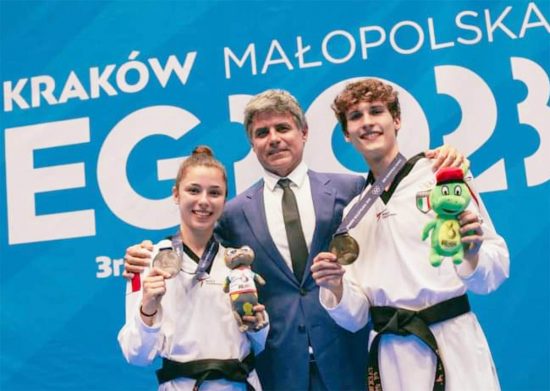 Europen games 2023, argento per Sofia Zampetti e bronzo per Andrea Conti