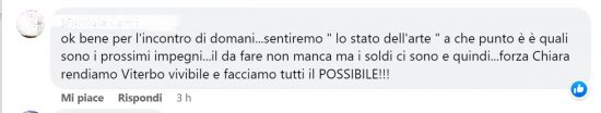I commenti sotto il post della sindaca Frontini che lancia l'incontro a un anno dalla vittoria elettorale
