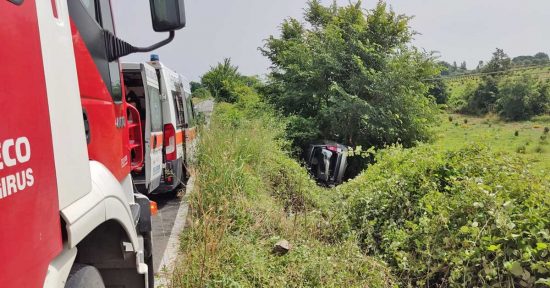 Civita Castellana - Incidente sulla Flaminia