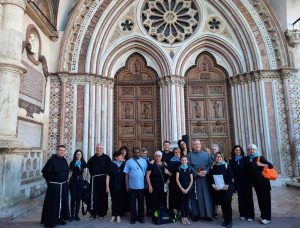 Iniziativa nella basilica di Assisi