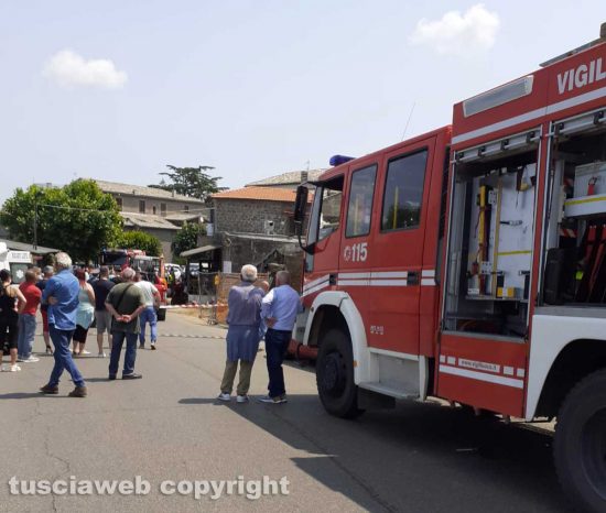 Montefiascone - Crollo in via Bandita