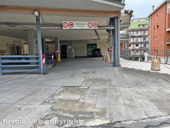 Viterbo - La palazzina in via Molini