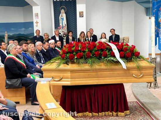 Calcata - I funerali di Paolo Portoghesi