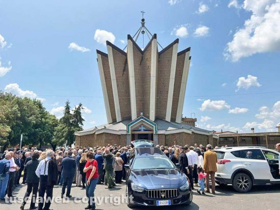 Calcata - I funerali di Paolo Portoghesi