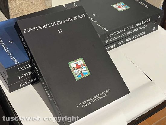 Viterbo - La presentazione del libro “Il processo di canonizzazione di Santa Rosa"